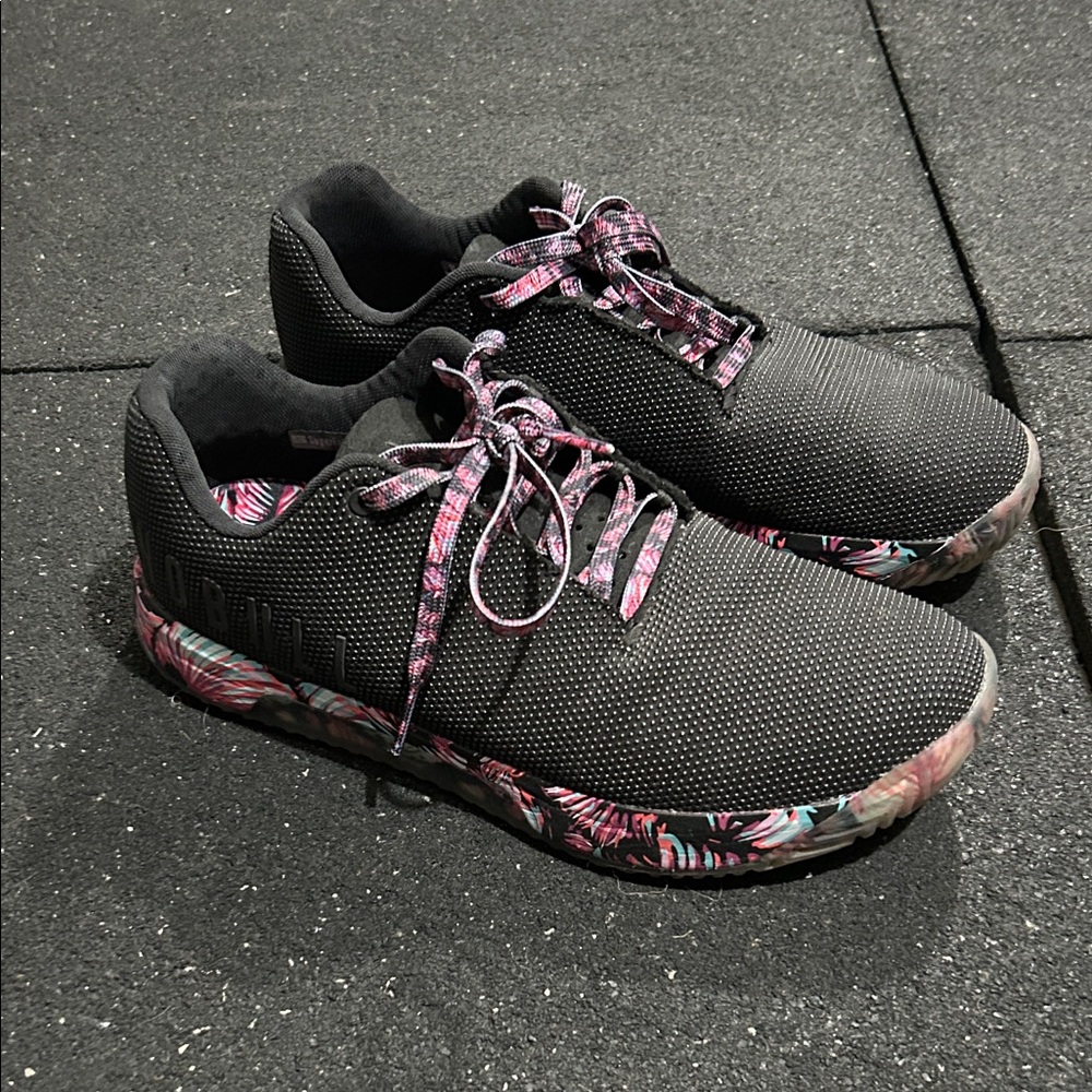NOBULL Black and Pink Athletic Shoes